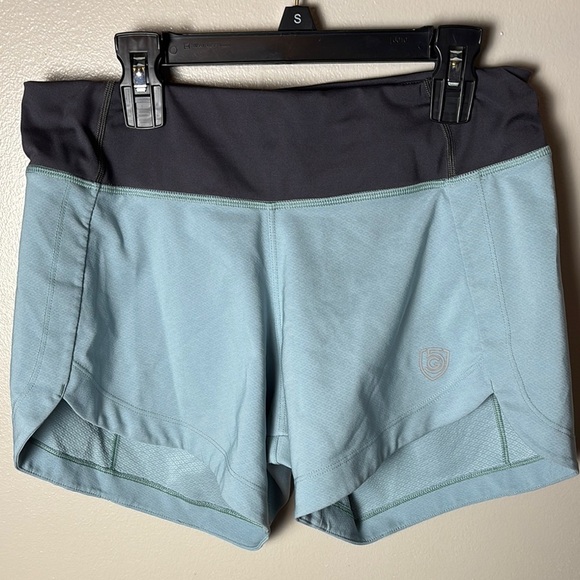 Women's Blue Athletic Shorts - Picture 6 of 6
